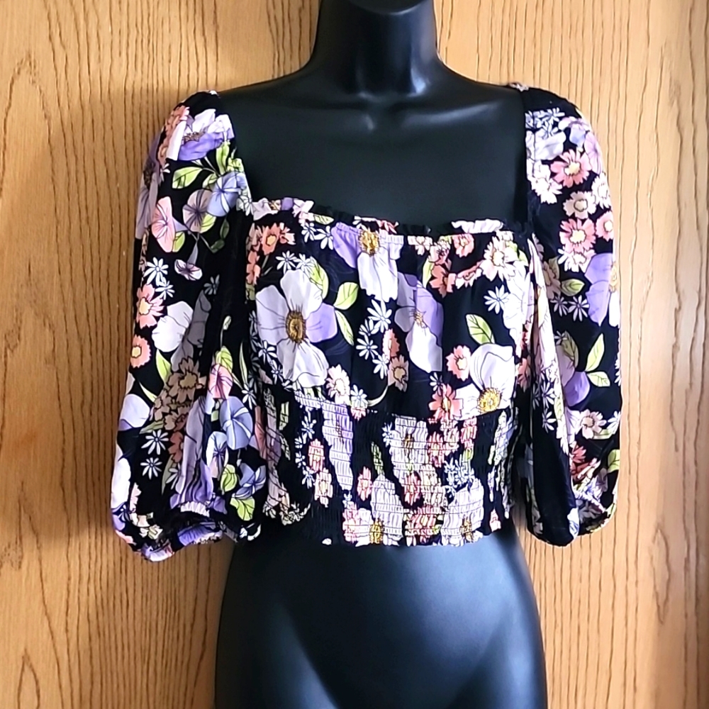 Floral Crop floral Top